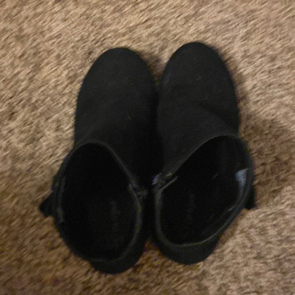Black kids ankle boots used
